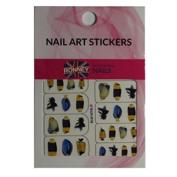 RONNEY - Naklejki wodne na paznokcie NAILART STICKERS RN 172    !